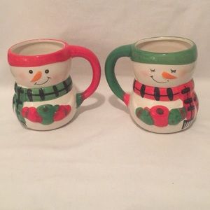 Snowman mugs
